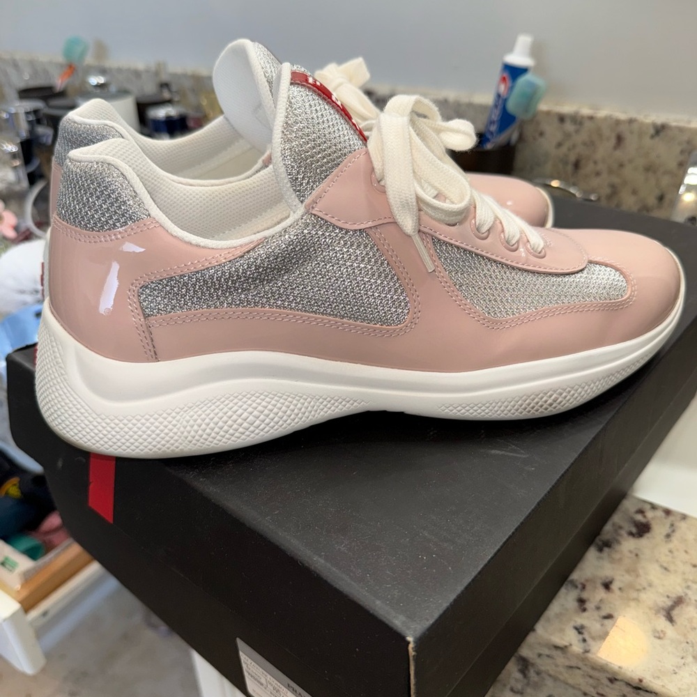 Prada America’s cup biker sneaker - Picture 3 of 8